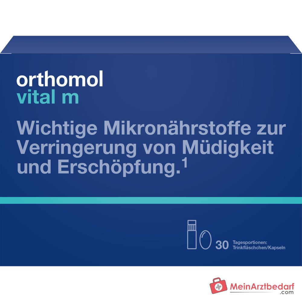 Orthomol Vital m Trinkfläschchen plus Kapseln, 30 St..