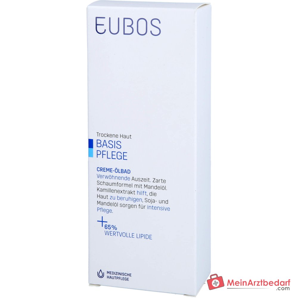 Eubos Creme Ölbad Süßmandelöl / Sojaöl / Polidocanol / Kamillenextrakt Bad, 200 ml.