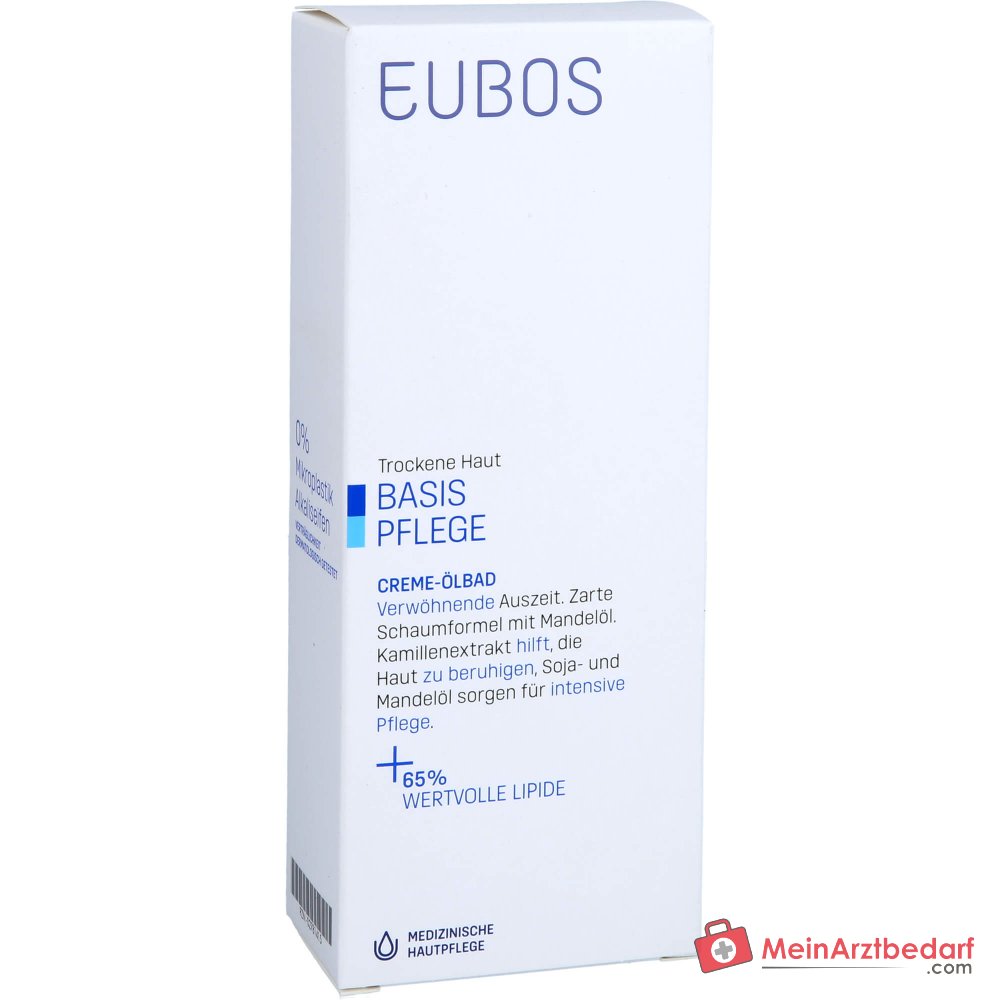 Eubos Creme Ölbad Süßmandelöl / Sojaöl / Polidocanol / Kamillenextrakt Bad, 200 ml.