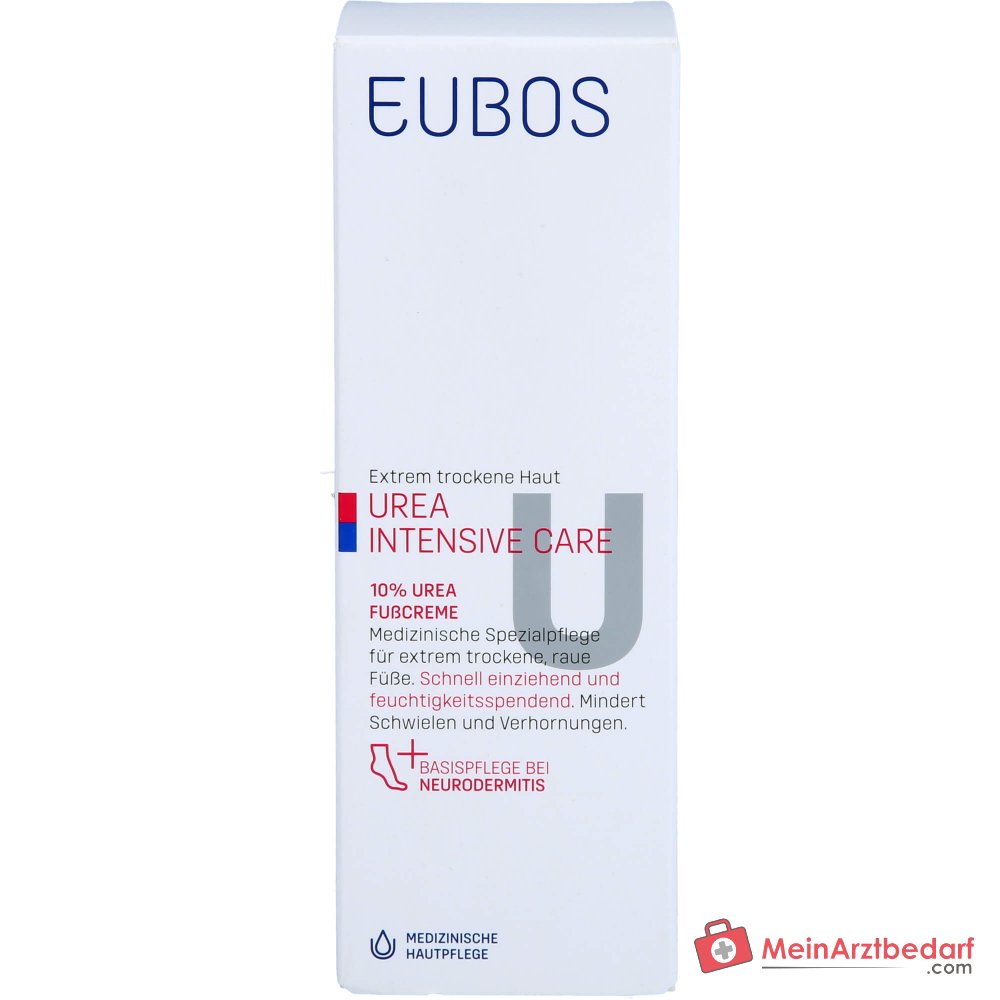 Eubos Urea Intensive Care 10% Urea / Glycerin Fußcreme, 100 ml.