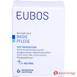 Eubos Basis Pflege Fest Waschstück Blau Seifenfreies Syndet Seife, 125 g.
