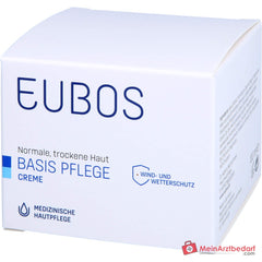 Eubos Basis Pflege Creme Intensivpflege Jojobaöl / Vitamin E / Allantoin / Panthenol Creme, 100 ml.