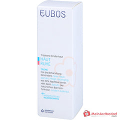 Eubos Kinder Haut Ruhe Nachtkerzenöl / Panthenol / Bisabolol / Allantoin / Johanniskraut-Extrakt Creme, 50 ml.