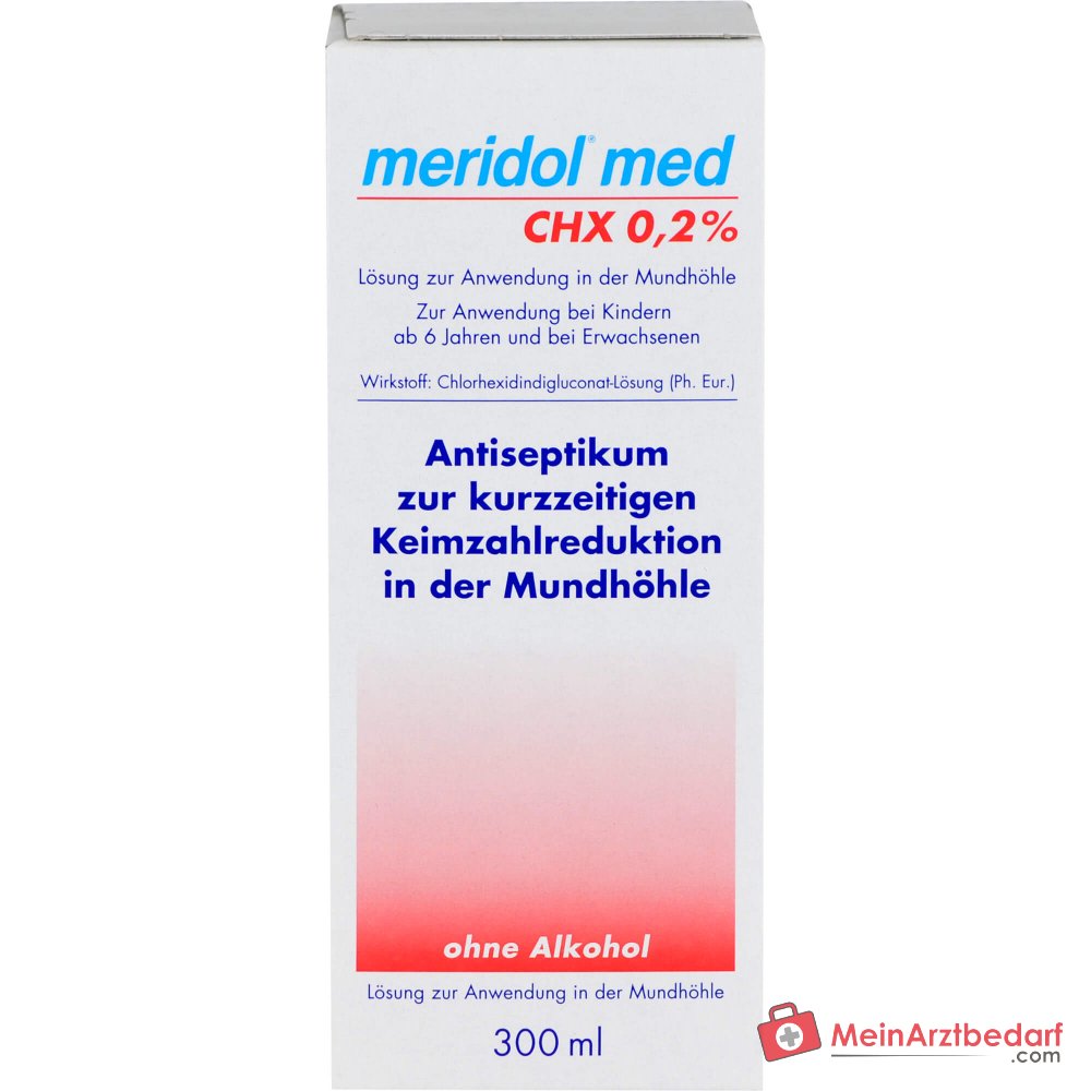 meridol med CHX 0,2% Bain de bouche, 300 ml
