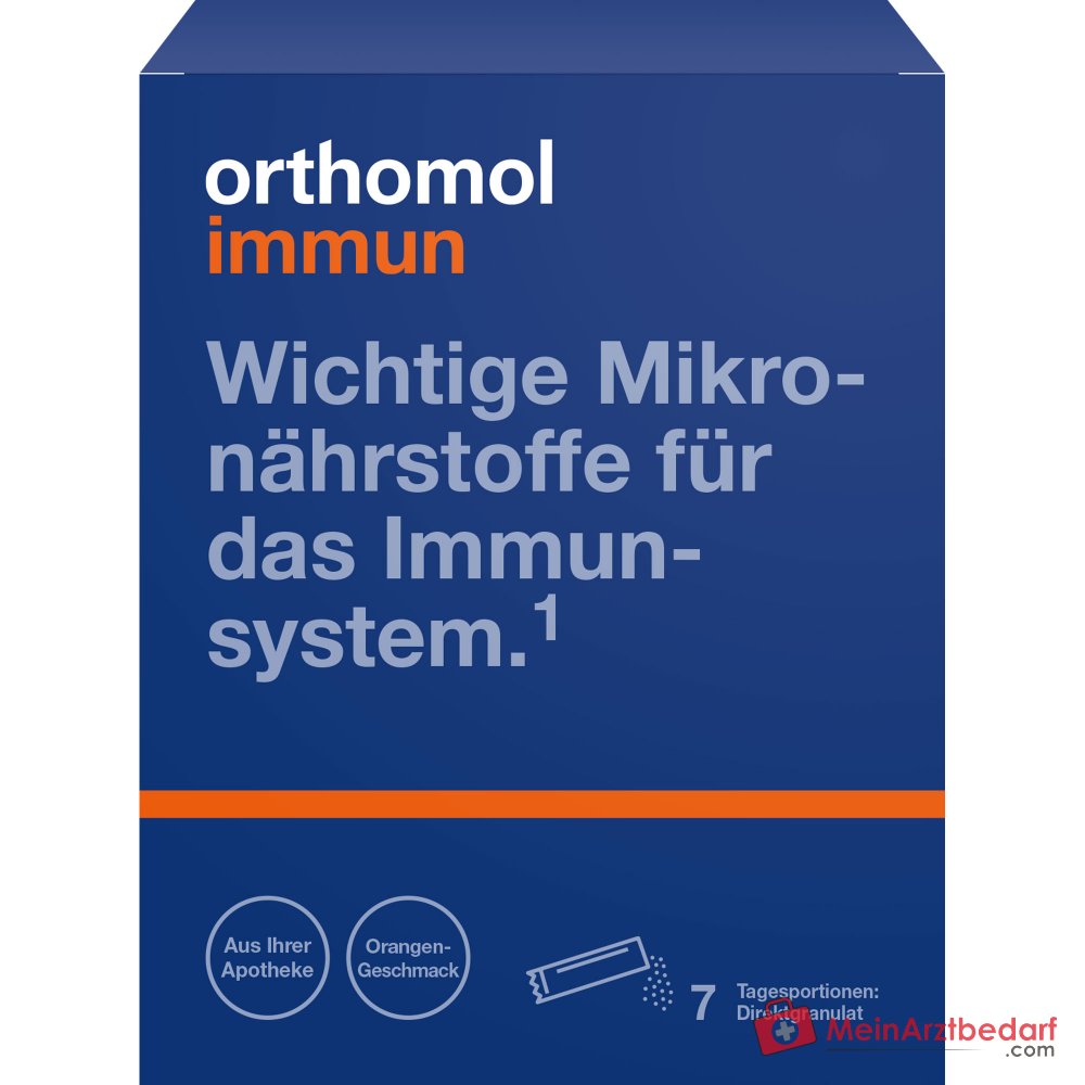 Orthomol Immun Direktgranulat Orange, 7 St..