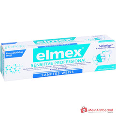 elmex Sensitive Professional plus sanftes Weiß Arginin / Natriummonofluorphosphat Zahnpasta, 75 ml.