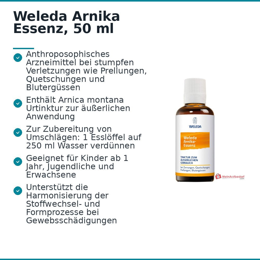 Weleda Arnika Essenz, 50 ml