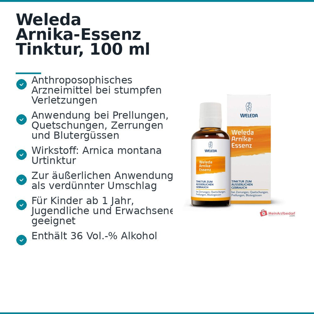 Weleda Arnica Essenz Teinture, 100 ml