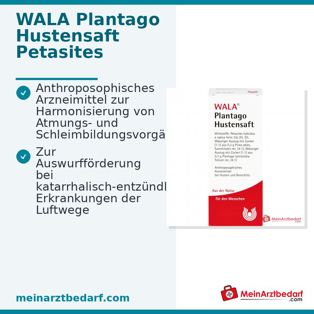 WALA Plantago hoestsiroop, 90 ml