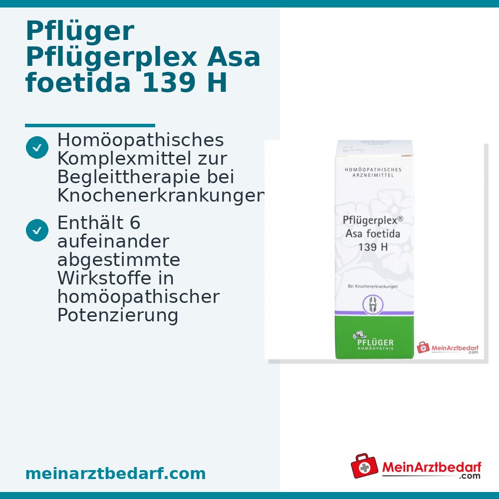 Pflügerplex Asa foetida 139 H homöopathisches Arzneimittel Tropfen, Asa foetida D4