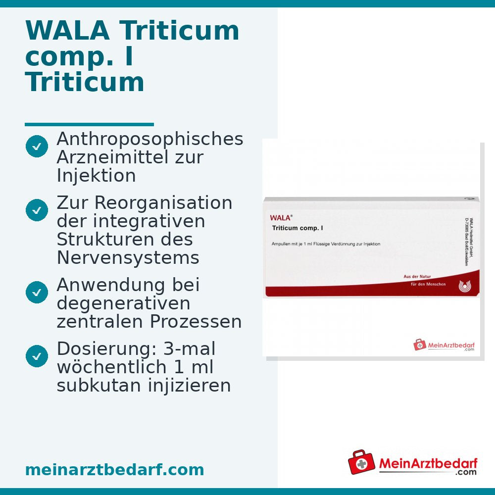 WALA Triticum comp. I solution injectable, 10 x 1 ml