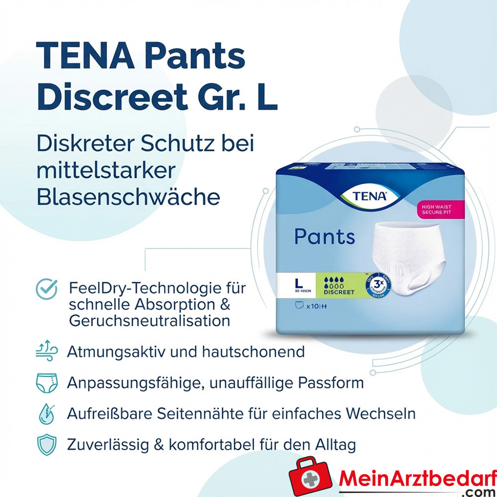 TENA Pants Discreet Culotte à usage unique Gr. L Unisexe
