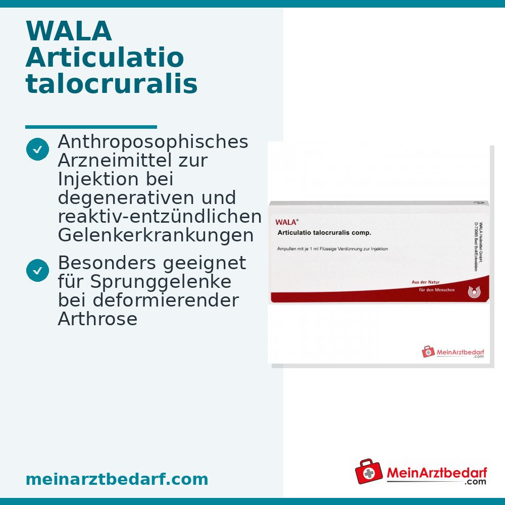 WALA Articulatio talocruralis comp. Fiale, 10 x 1 ml