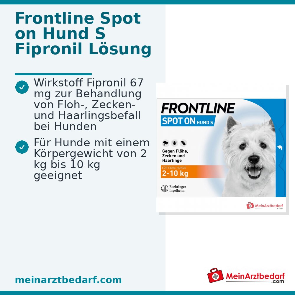 Frontline Spot On H Fipronil pipette 6 pezzi
