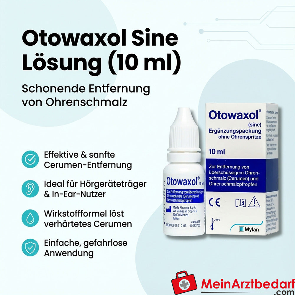 Otowaxol Sine oplossing docusaatnatrium ethanol 96% oordruppels 10 ml