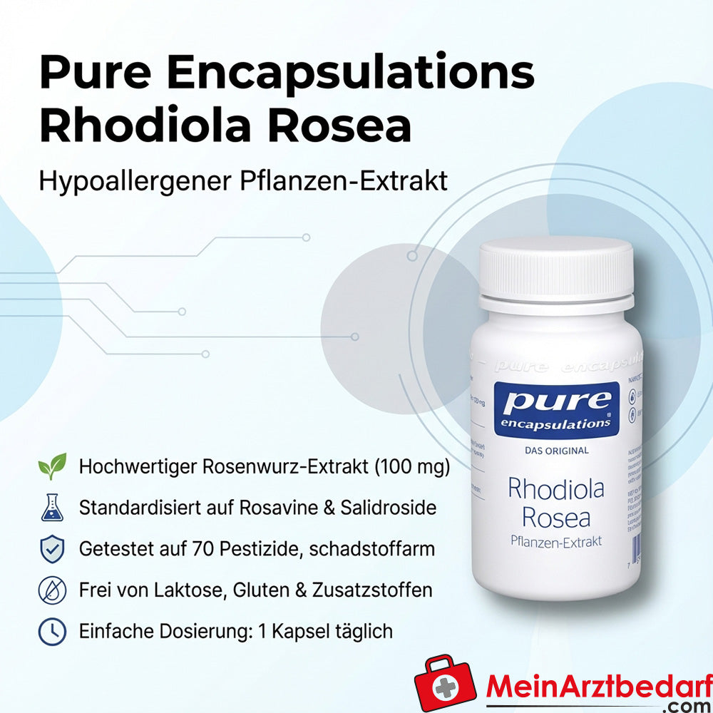 Pure Encapsulations Rhodiola Rosea 100 mg Capsules 90 Capsules