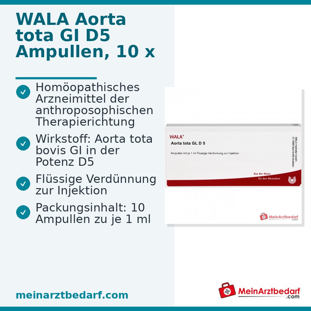 WALA Aorta tota GI D5 ampułki, 10 x 1 ml