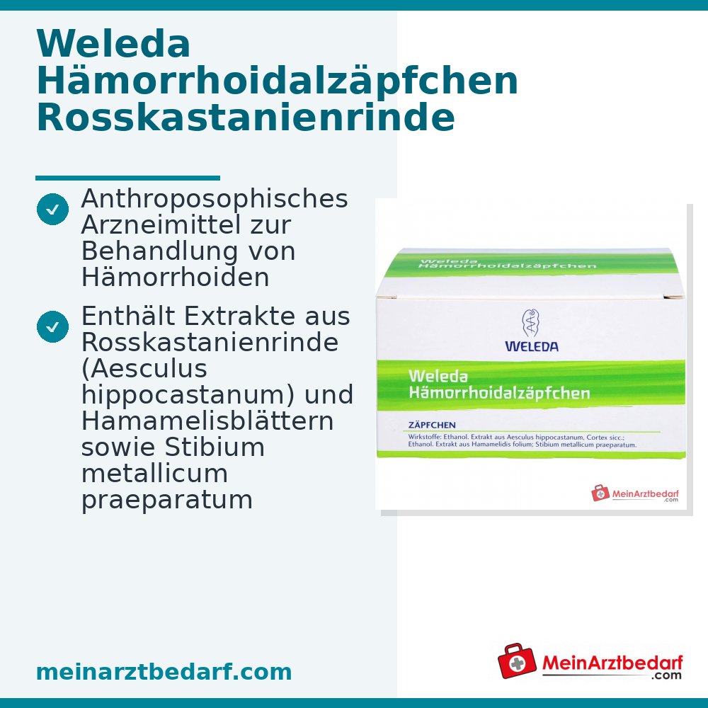 Weleda Supposte per Emorroidi, 50 pz.