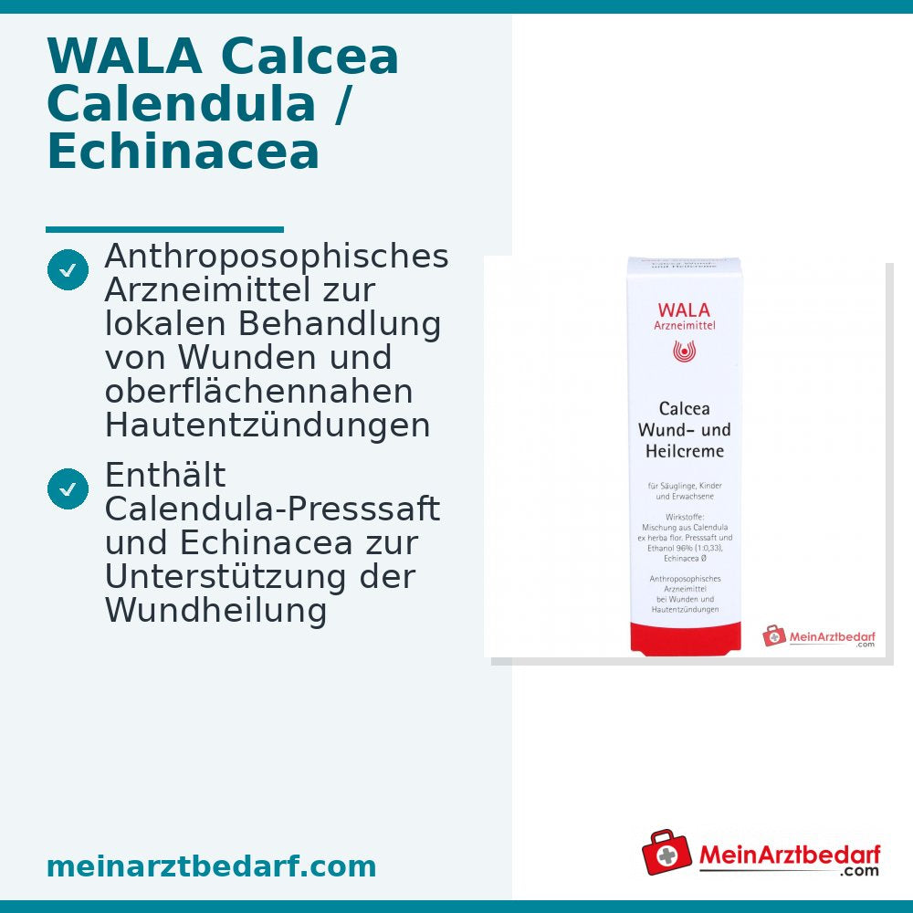 WALA Calcea Crema para Heridas y Curación, 30 g