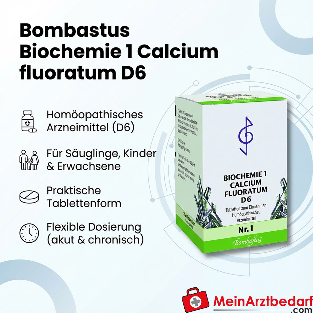 Bombastus Biochimie 1 Calcium fluoratum D6 250 mg comprimés