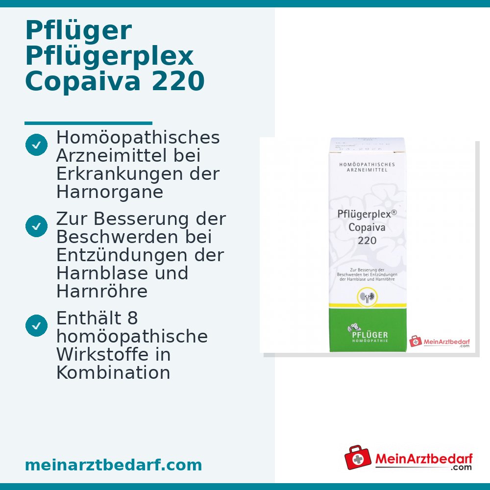 Pflügerplex Copaiva 220 kropli lek homeopatyczny z Apis mellifica i Lycopodium clavatum
