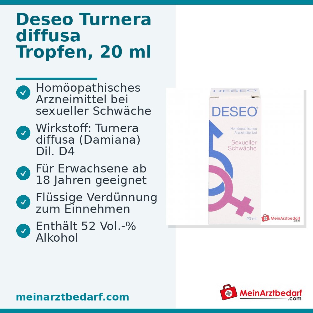 DESEO Turnera diffusa D4 gouttes 20 ml