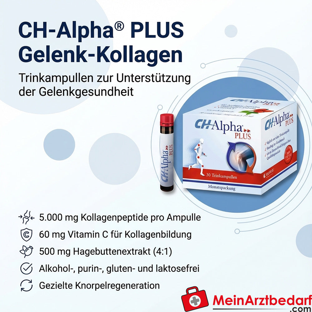 CH-Alpha PLUS Gewrichtscollageen 5.000 mg drinkampullen 30 stuks