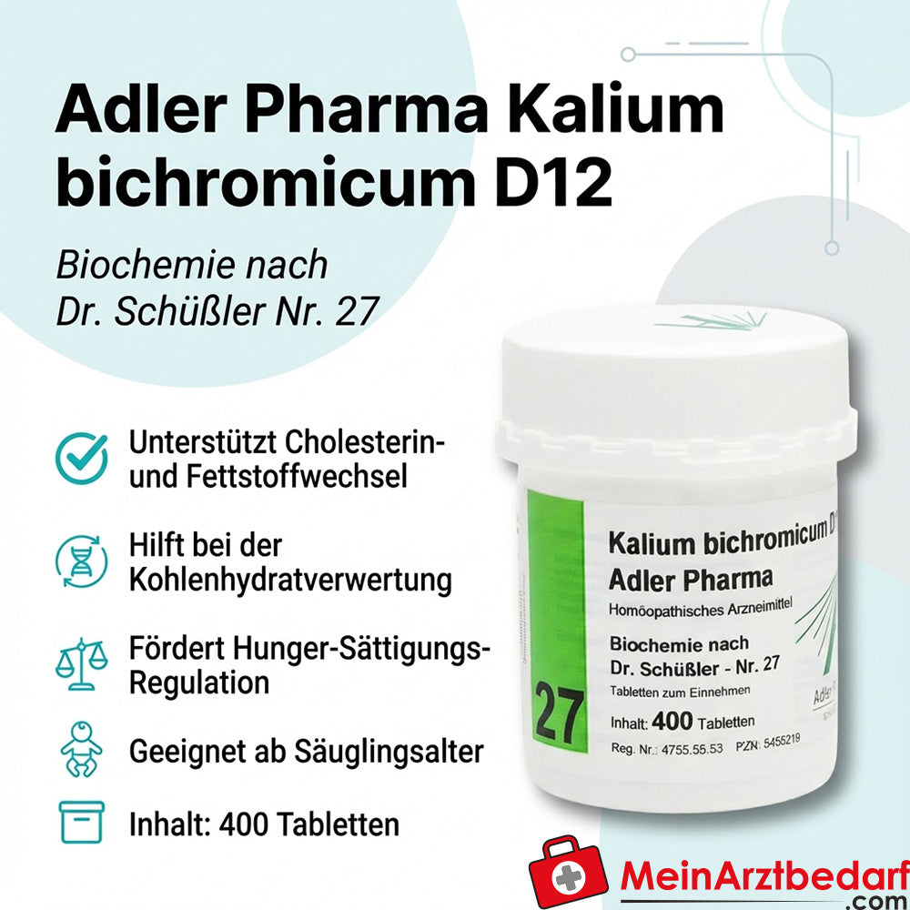 Adler Pharma Kalium bichromicum D12 250 mg comprimés n° 27