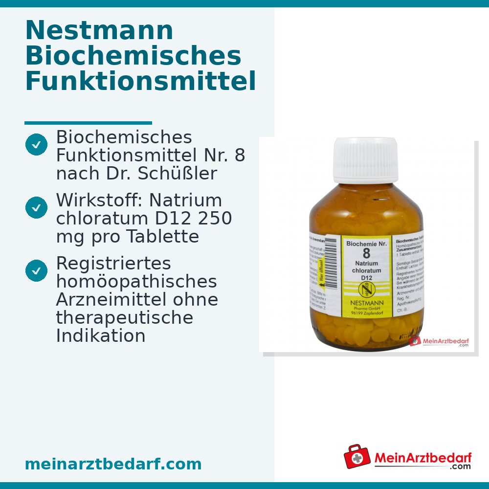 Biochimie 8 Natrium chloratum D12 250 mg comprimés