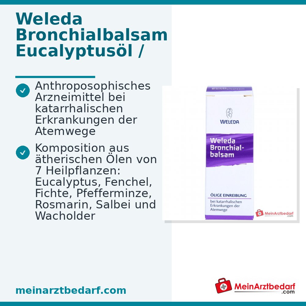 Weleda Balsamo Bronchiale Olio da Massaggio, 20 ml