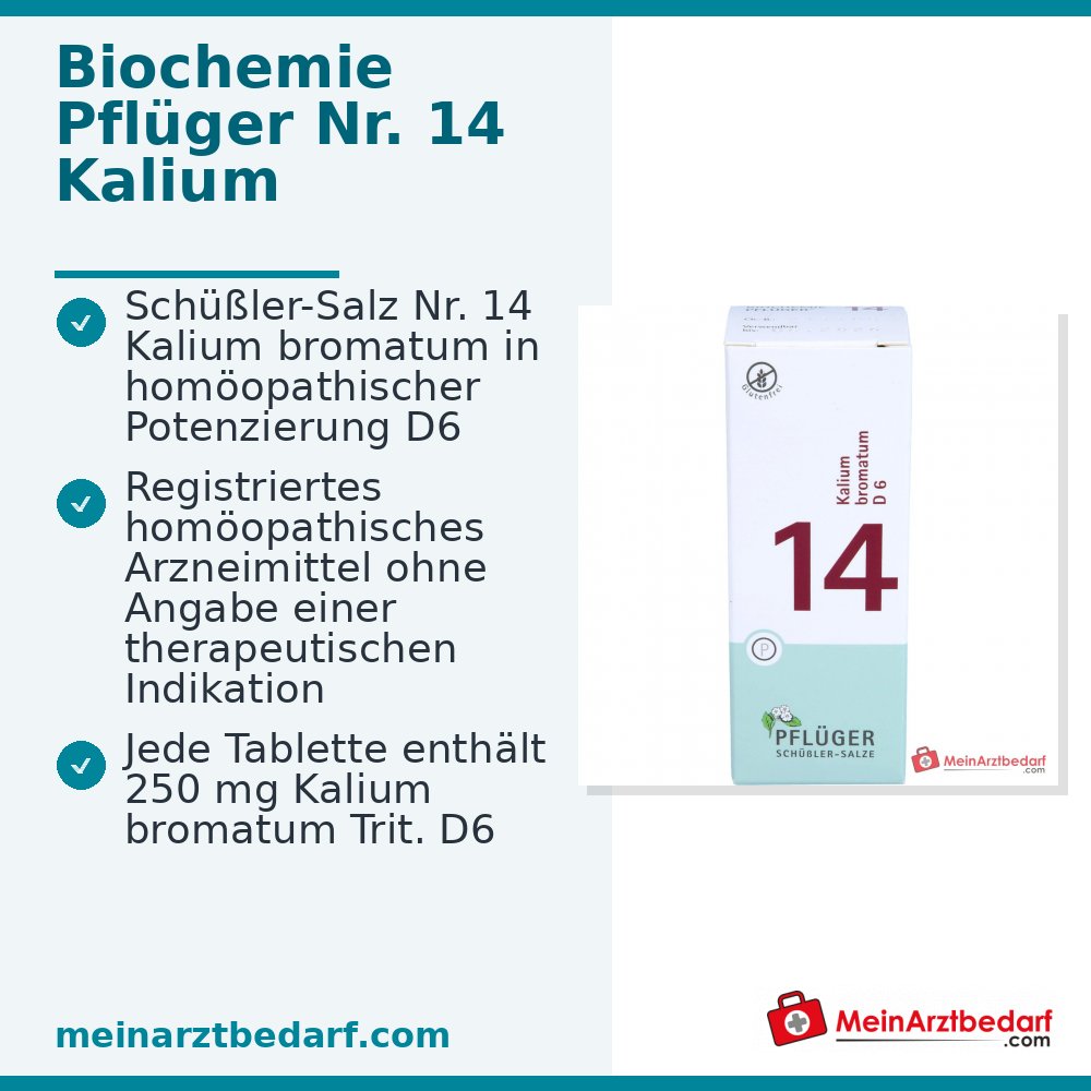 Biochimica Pflüger® n. 14 Kalium bromatum D6 250 mg compresse 100 pezzi