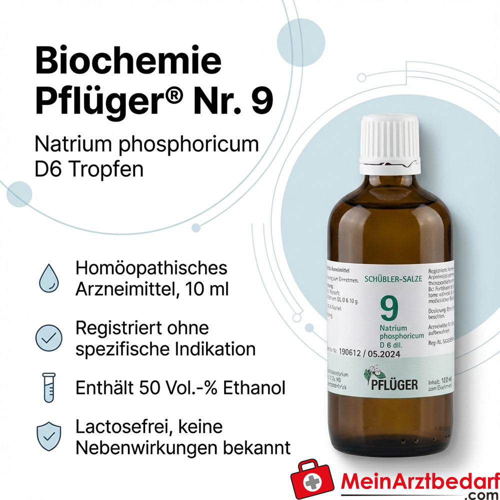 Biochimica Pflüger n. 9 Natrium phosphoricum D6 gocce 10 ml