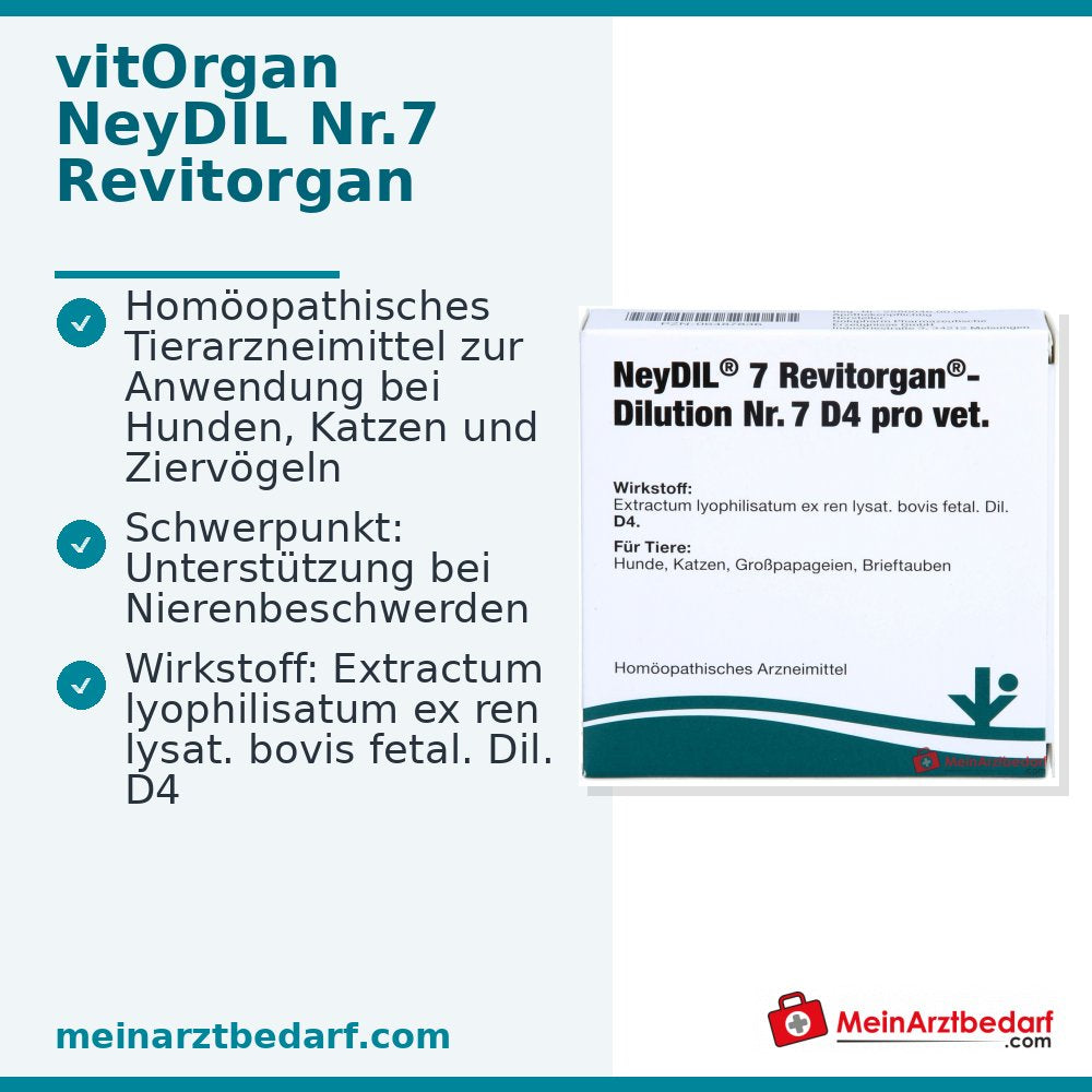 vitOrgan Neydil No.7 D4 pro vet Ampullen 5 x 2 ml