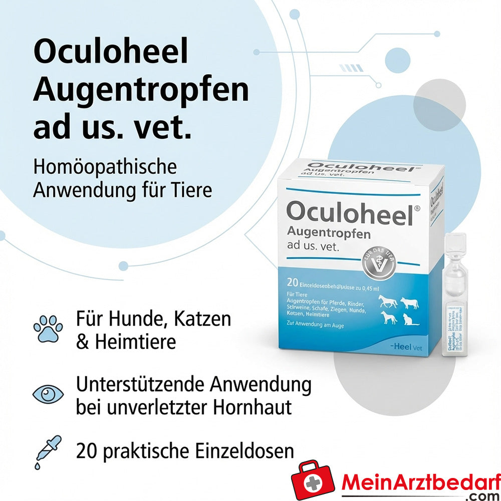 Oculoheel oogdruppels ad us vet, 20 st.