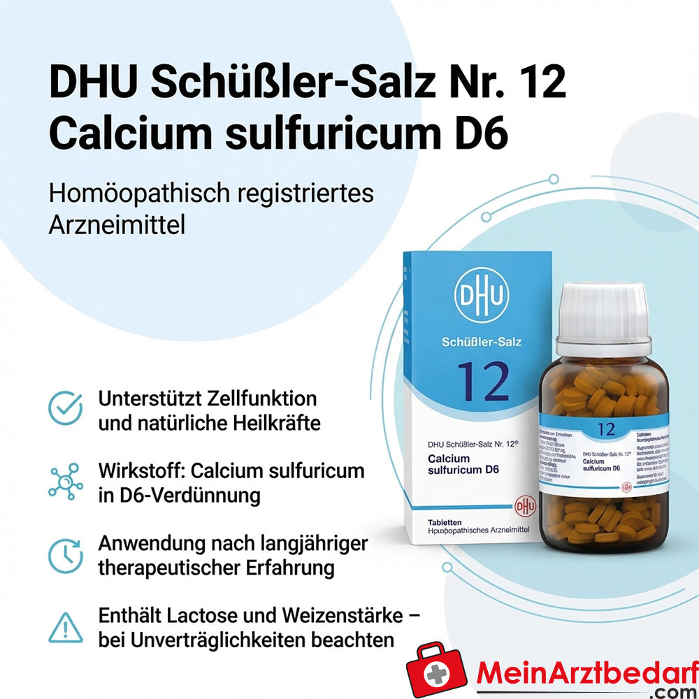 DHU Schüßler-Salz Nr. 12 Calcium sulfuricum D6 Tabletten 100 Stück
