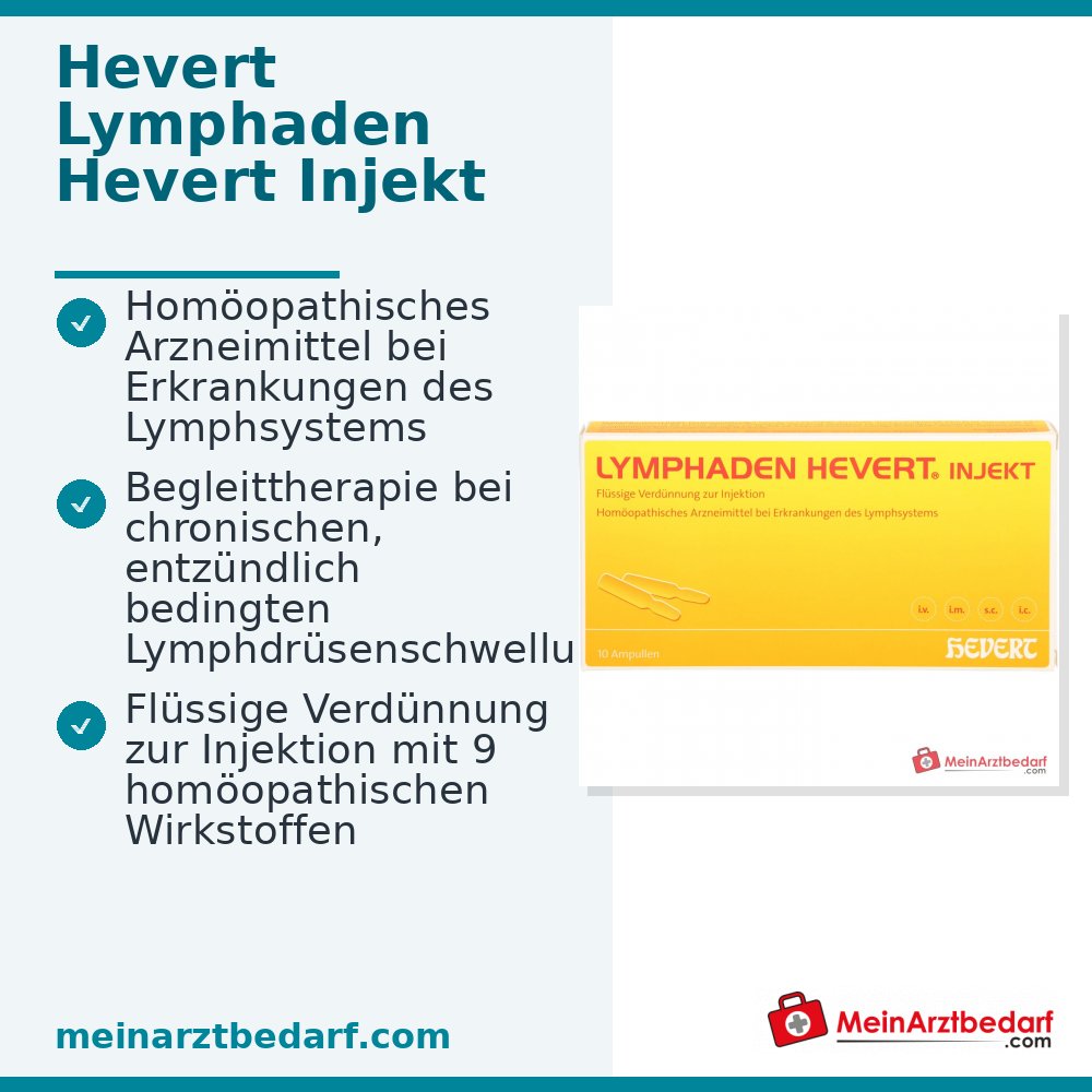 Hevert Lymphaden Hevert Inject Ampullen, 10 stuks