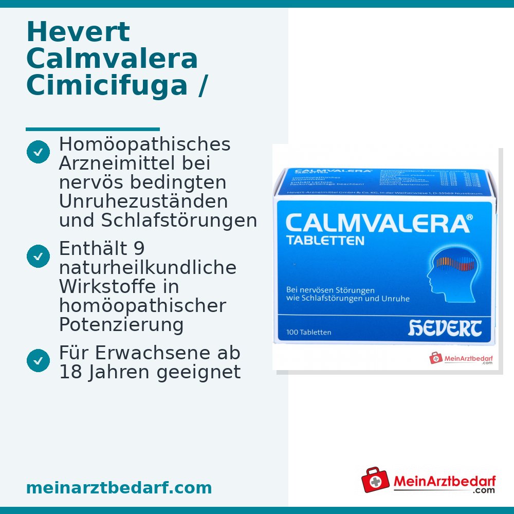 Tabletki Calmvalera Calm-9-Complex (9 aktywnych składników) 100 tabletek