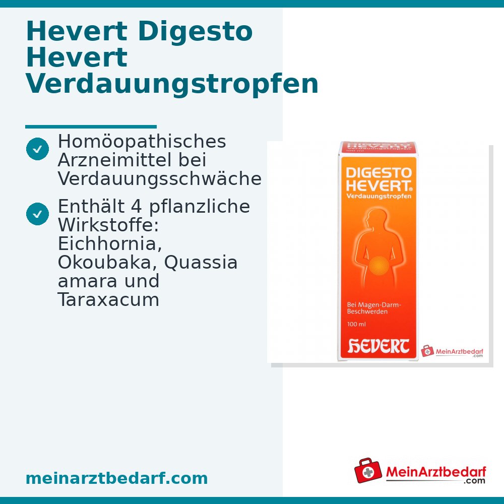 Hevert Digesto Gouttes digestives, 100 ml