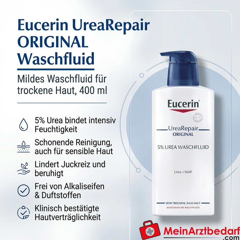 Eucerin UreaRepair ORIGINAL Fluide nettoyant 5% 400 ml