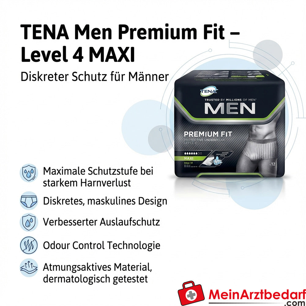 TENA Men Premium Fit Pantaloni monouso Livello 4 Taglia M