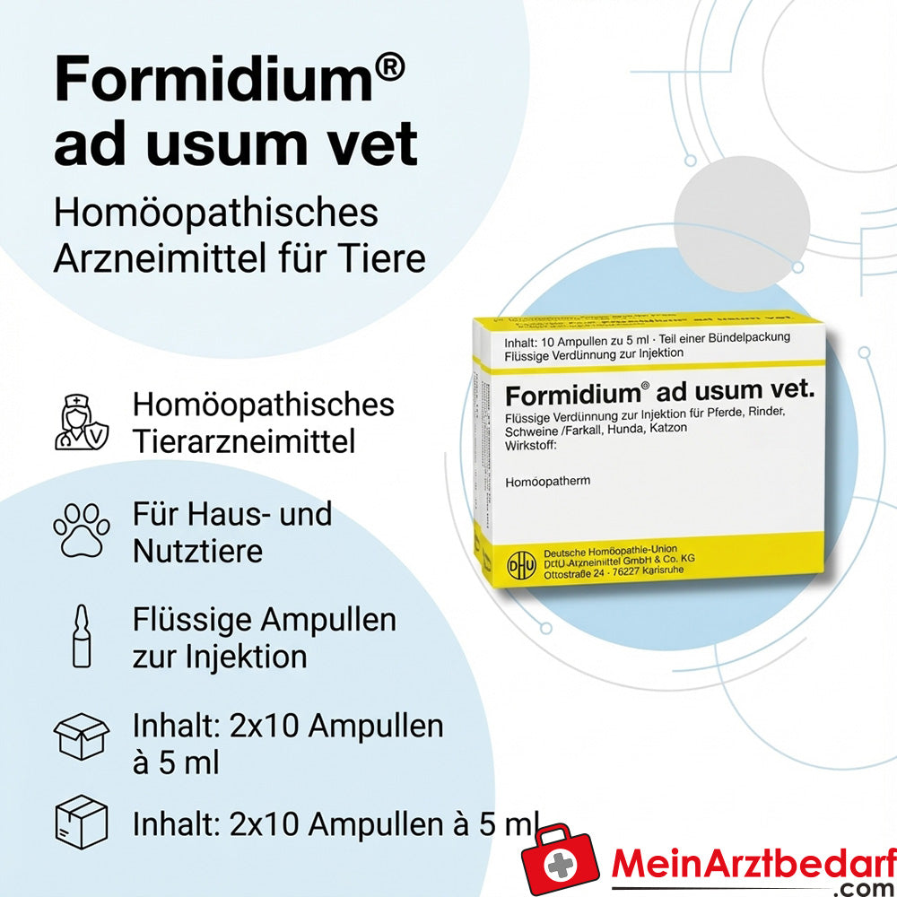 Formidium para uso veterinario 2 x 10x5 ml