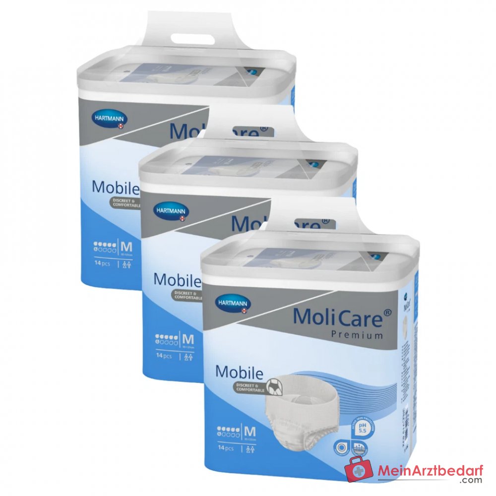 MoliCare Premium Mobile 10 druppel wegwerpluier maat L, 14 st.