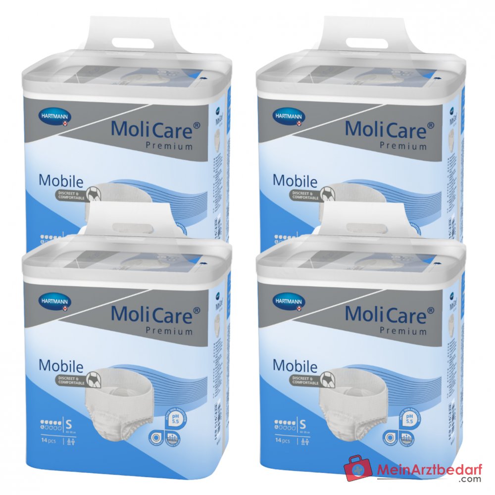 MoliCare Premium Mobile 8 Tropfen Einweghose XL, 56 St.