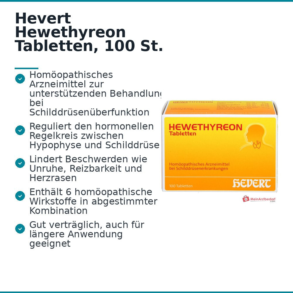 Hevert Hewethyreon Compresse, 100 pz.