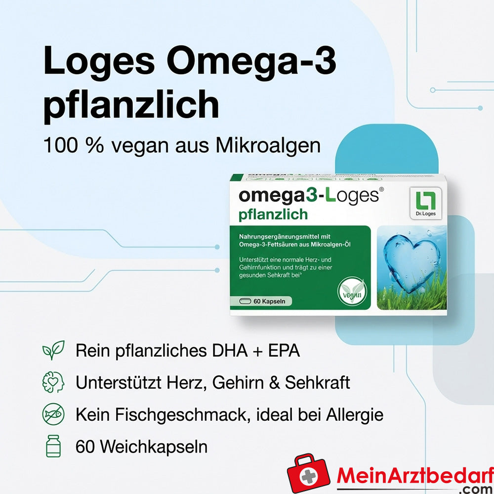 Loges Oméga-3 végétal DHA+EPA 320 mg gélules 60 pièces