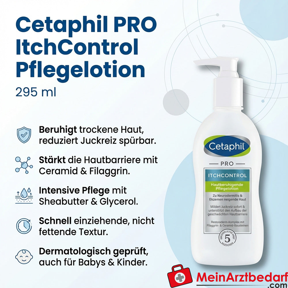 CETAPHIL PRO ItchControl Pflegelotion Dexpanthenol Nicotinamid 295 ml