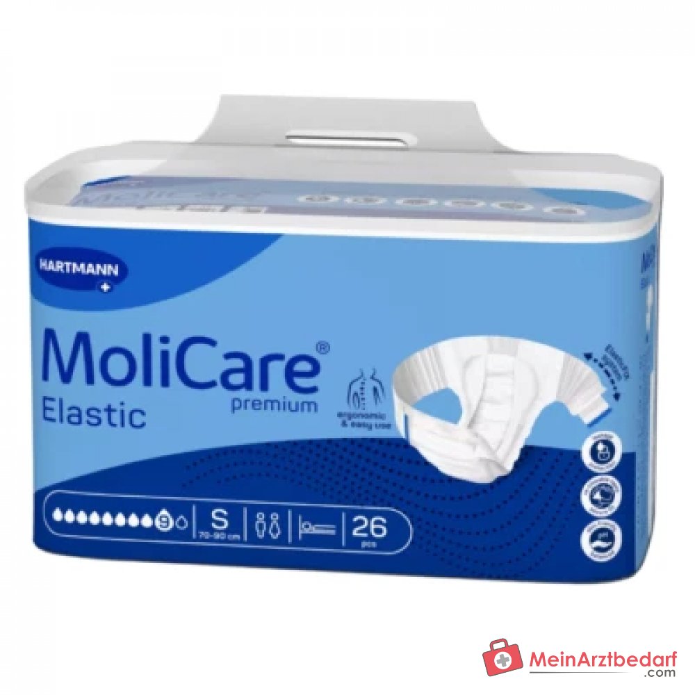 MoliCare Premium Slips elásticos para incontinencia 5 gotas talla L 30 unidades