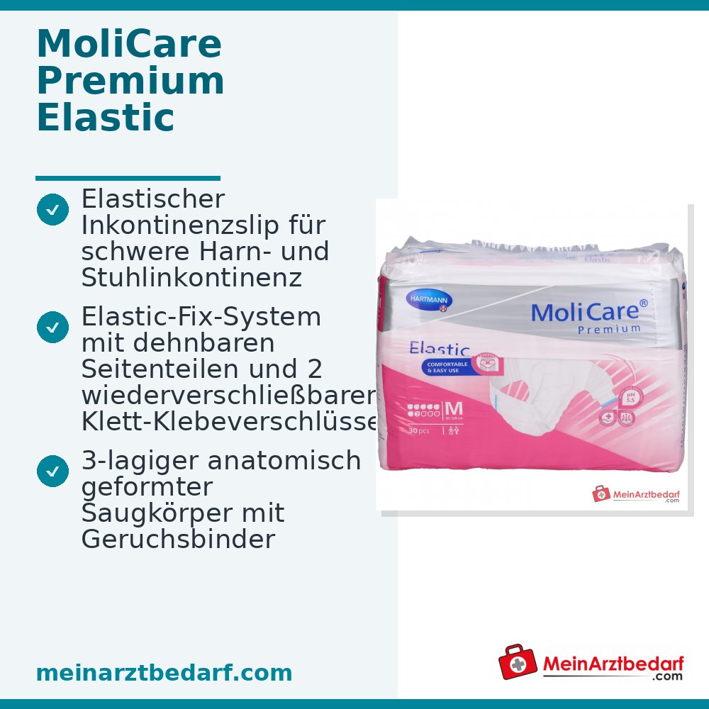 MoliCare Premium Elastic 7 drop majtki rozmiar M