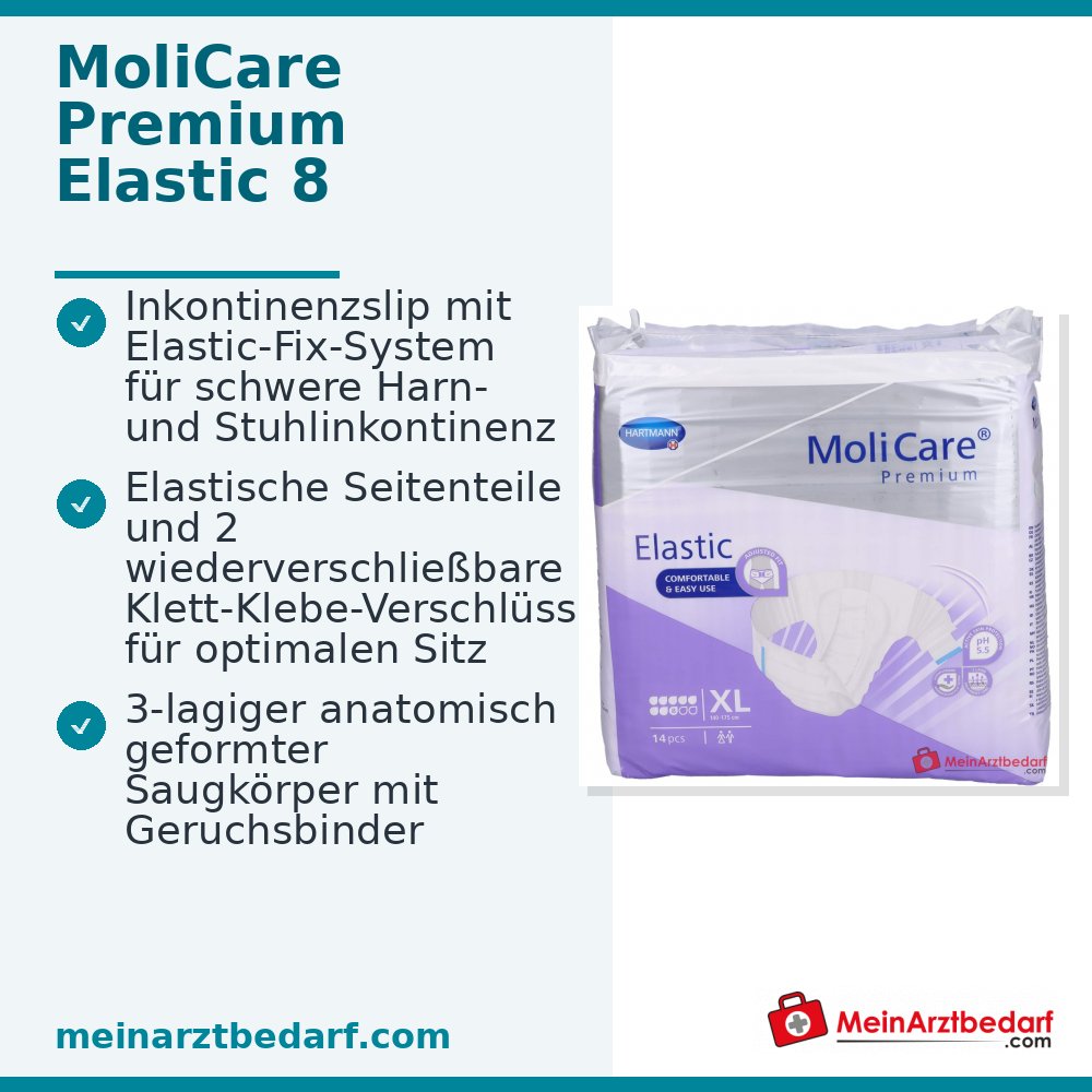 MoliCare Premium Elastic Slip Incontinence 8 gouttes taille XL