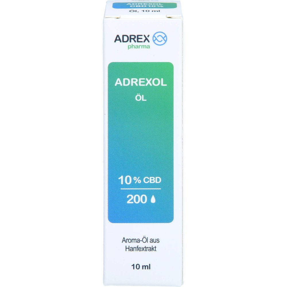 Olejek smakowy ADREXOL 10% CBD (1000 mg) o pełnym spektrum działania